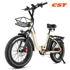 HANEVEAR H6-S Folding Electric Bike with 24Ah battery and fat tires, offering 140KM range