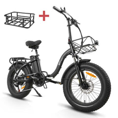 HANEVEAR Y20-Plus 20" Fat Tire Foldable Electric Bike 48V 24Ah/18Ah