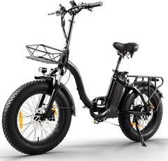 HANEVEAR Y20-Plus 20" Fat Tire Bicicletta elettrica pieghevole 48V/24AH