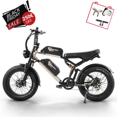 Vélo électrique Hanevear Ham 1500W pour adultes à double batterie