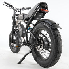 Side view of Hanevear Ham 1500W Electric Bike showing 20-inch fat tires and robust frame design