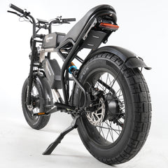Side view of Hanevear Ham 1500W Electric Bike showing 20-inch fat tires and robust frame design