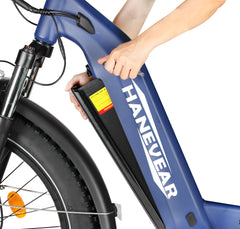 Vélo électrique Hanevear DUCK 26'' à gros pneus, 21 Ah