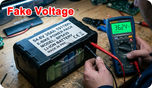 How Fake Voltage & Ah Labels Trick Buyers