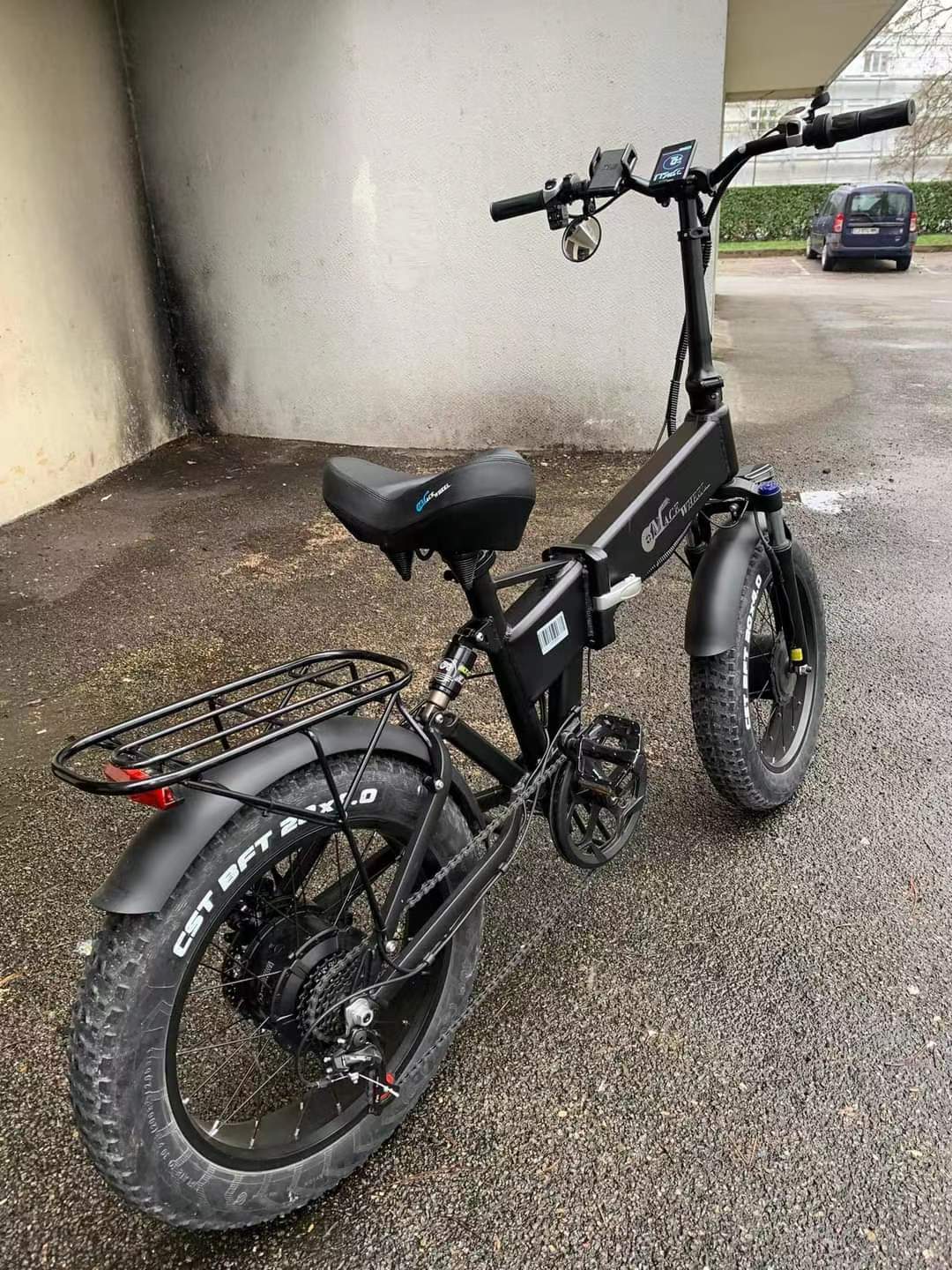 electric fat bike folding