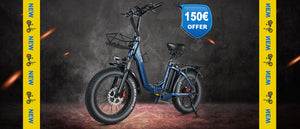 Vélo électrique Tout-terrain HANEVEAR - Moteur 250W 85Nm, Batterie 48V 21Ah Amovible, Pneus Fat 26x4.0, Freins Hydrauliques