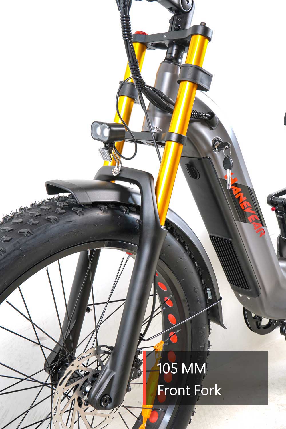 HANEVEAR HM26 Full Suspension 52V 20.8A Electric Mountain Bike