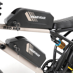 Hanevear Ham 1500W Bicicletta elettrica per adulti Doppia batteria
