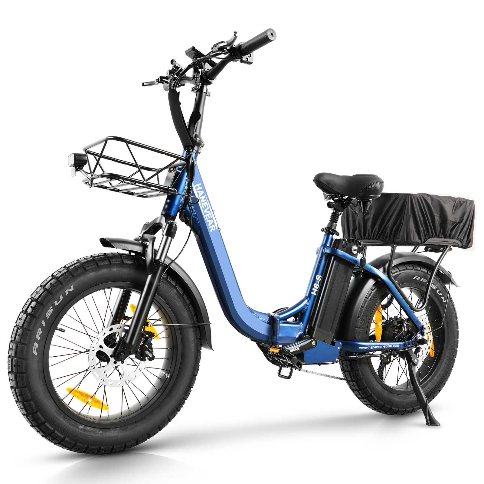 HANEVEAR H6-S Faltbares Elektrofahrrad | 140 km Reichweite | 24 Ah Akku