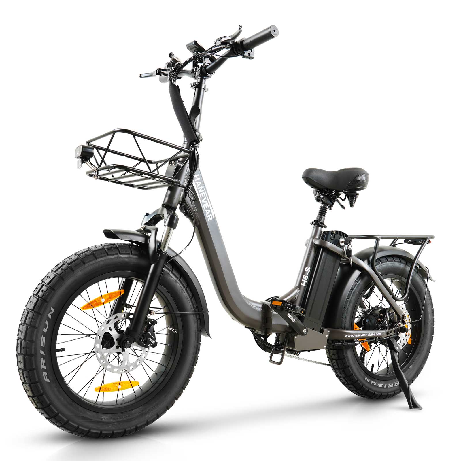 HANEVEAR H6-S Faltbares Elektrofahrrad | 140 km Reichweite | 24 Ah Akku