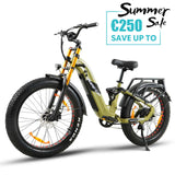 Bicicletta elettrica da montagna HANEVEAR HM26 Full Suspension 52V 20.8A