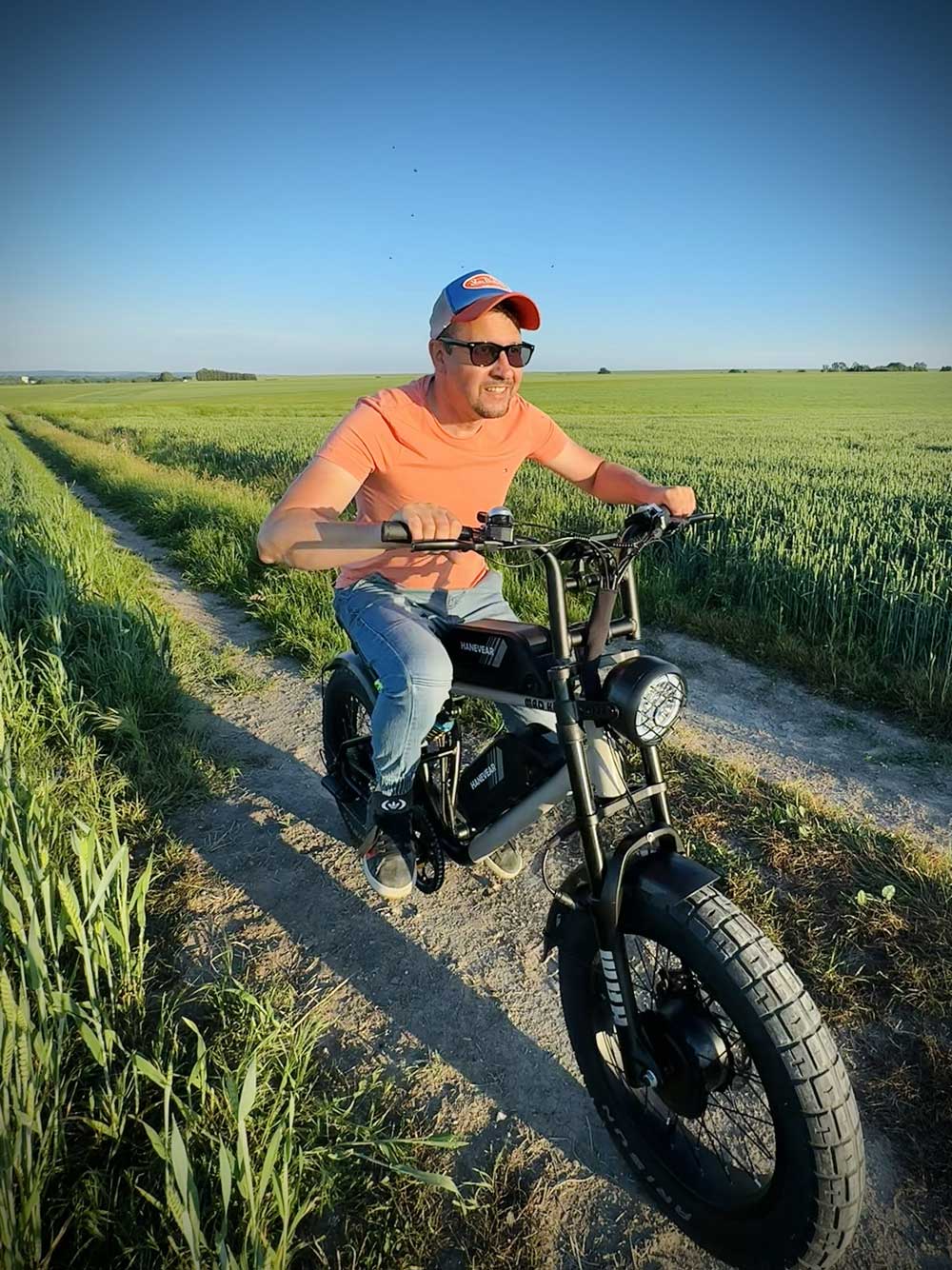 Vélo électrique Hanevear Ham 1500W pour adultes à double batterie