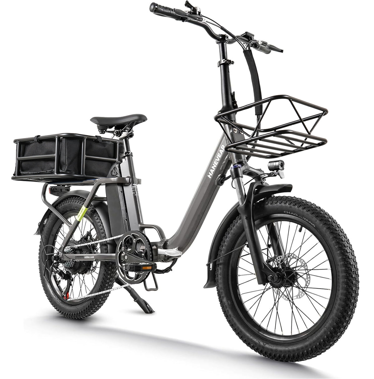 Hanevear H6-Light Bicicletta Elettrica Pieghevole Sensore di Coppia 120KM