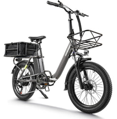 Hanevear H6-Light Faltbares Elektrofahrrad mit Drehmomentsensor, 120 km