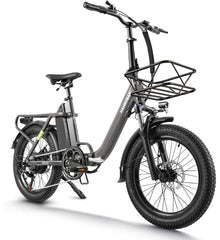 Hanevear H6-Light Faltbares Elektrofahrrad mit Drehmomentsensor, 120 km