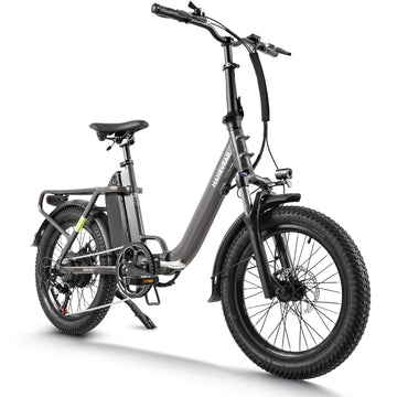 Hanevear H6-Light Faltbares Elektrofahrrad mit Drehmomentsensor, 120 km