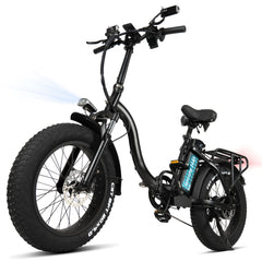 HANEVEAR Y20-Plus 20" Fat Tire Foldable Electric Bike 48V/24AH